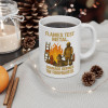11oz Flames Test Metal – Courage Defines the Firefighter Mug